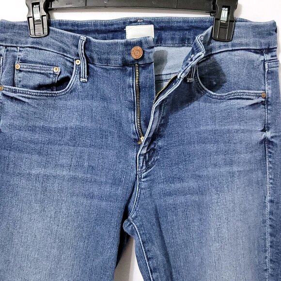 Mother Women The Looker Skinny Jeans Sz 29 Groovin High Rise Medium Wash Stretch - Picture 3 of 15
